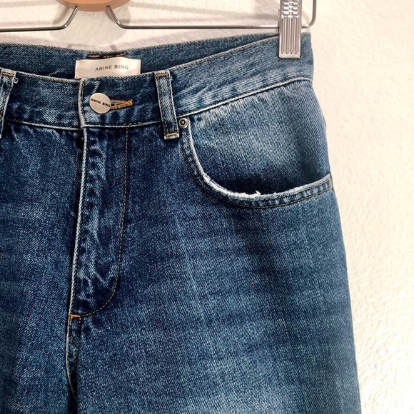 ANINE BING Medium Wash Straight Jeans - Picture 6 of 15